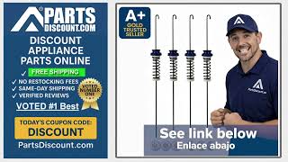 W10780048 AP5971398 OEM Compatible Whirlpool Suspension Rods Kit – PartsDiscount.com FREE Ship