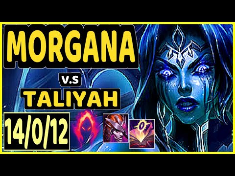 MORGANA vs TALIYAH - 14/0/12 KDA JUNGLE GAMEPLAY - KR Ranked DIAMOND