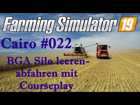 🚜 LS19 Courseplay BGA Silo mit Courseplay Unterstützung abfahren und leeren funktioniert.