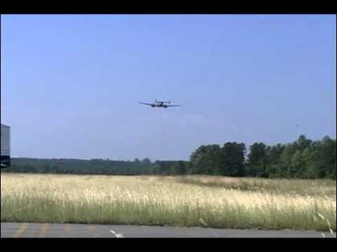 Beechcraft AT-11 Low Pass World War 2 Bomber Netherlands