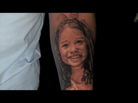 How to tattoo a shadow portrait/how to tattoo realism #tattoos #tattoo #howtotattoo