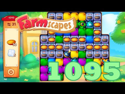 Farmscapes Level 1095 HD Gameplay Walkthrough | 3 - match game | android | ios | pc | app