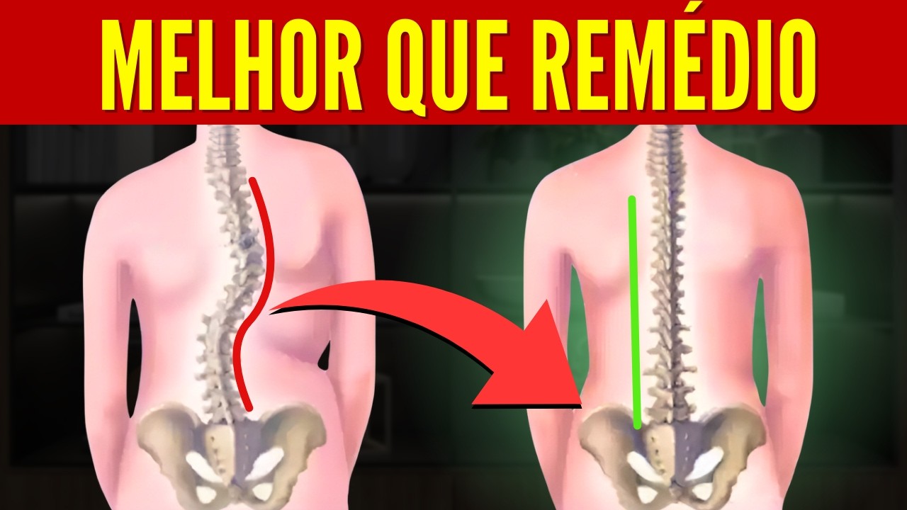Como alinhar a coluna e melhorar a dor na lombar com exercícios simples