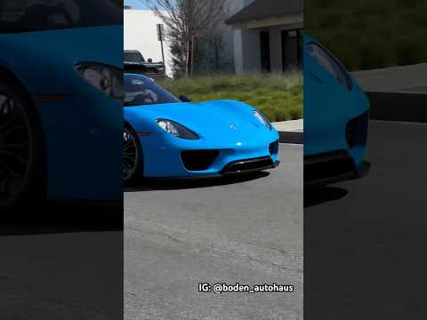 Thumbnail for Porsche 918 Spyder with Boden Autohaus Upgrades: Incredible Acceleration Sound! | GSCN Videos 2024 by Porsche 918 Spyder