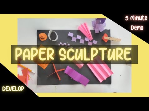 5 Minute Demo: Paper Sculpture | Choice-Based Art Education