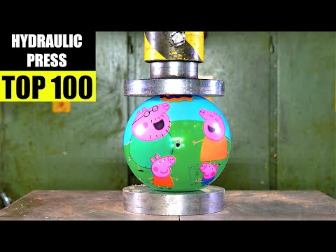 Top 100 Best Hydraulic Press Moments VOL 5 | Satisfying Crushing Compilation