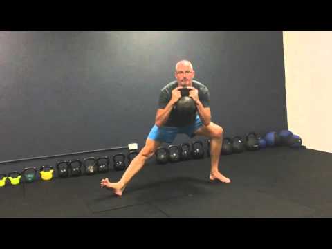 Kettlebell Cossack Lunges