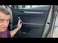 Как снять обшивки дверей Skoda Karoq / How to remove door trim Skoda Karoq