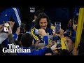 'There is no club like Boca': Edinson Cavani unveiled to ecstatic Boca Juniors fans