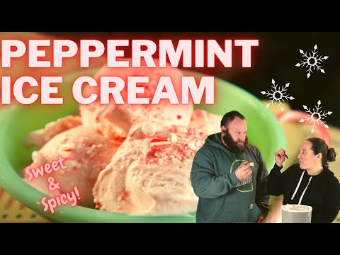 Old Fashioned PEPPERMINT ICE CREAM! Classic HOLIDAY Ice Cream From a WWII Era Recipe!