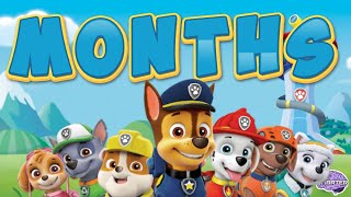 Months of the Year with Paw Patrol | Fun ways to Learn | Kindergarten | Preschool gameplay video by Kathryn, 2:41 duration