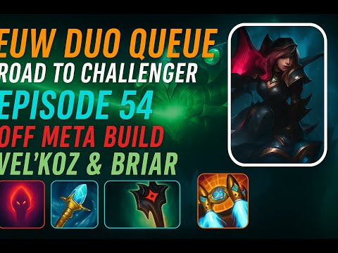 EUW Duo Queue Road to Challenger | Episode 54 | Vel'Koz & Varus vs Bard & Sivir (Turkish Gameplay)
