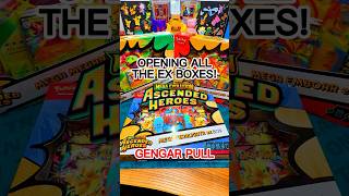 Pokémon ASCENDED HEROES EX Boxes OPENING 🔥 GENGAR PULL #pokemon #pokemoncards #pokemontcg #asmr