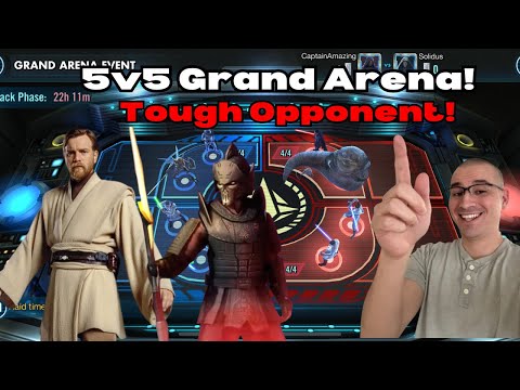 The hardest Grand Arena Defense I've ever faced! Final 5v5 Grand Arena!