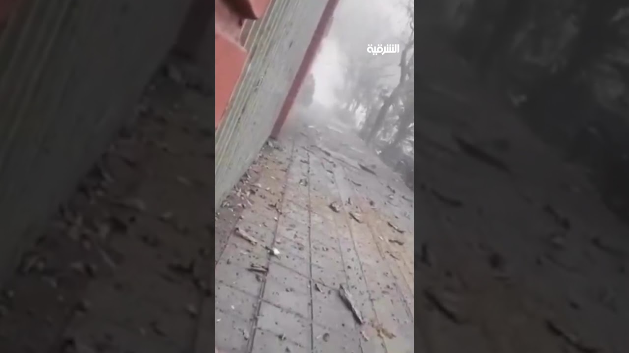 فيديو | سقوط صاروخ بالقرب من امرأة في إيران أثناء القصف الجوي