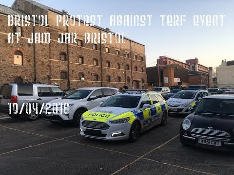 Bristol Protesters Sisters Uncut Demonstrate against TERF Event at Jam Jar