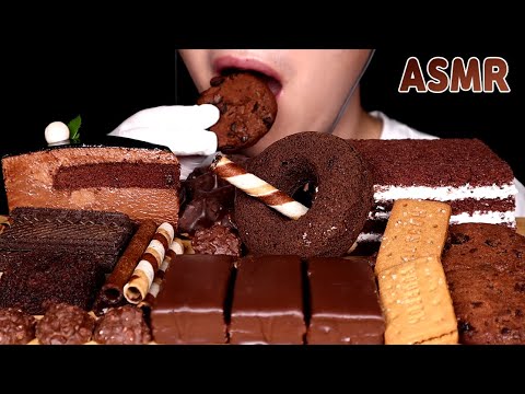 ASMR) Chocolate Snacks Imported into Korea : Esmeralda, Bourbon, Lotus, etc (Eating Sounds, Mukbang)