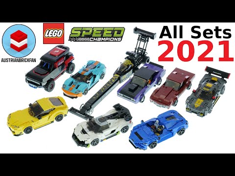 All LEGO Speed Champions 2021 Sets Compilation - Lego Speed Build Review