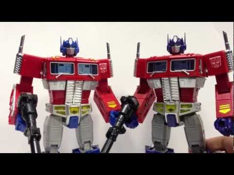 Hasbro Masterpiece Optimus vs. Takara MP-10 Optimus