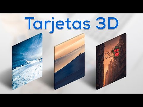 Tutorial Tarjetas Animadas en 3D con HTML5 y CSS3 Parte 1