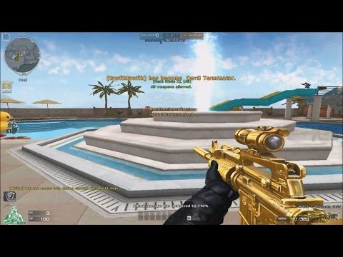 Crossfire NA/UK : M4A1 C- Ultimate Gold  in HMX (Darkage) - Gameplay
