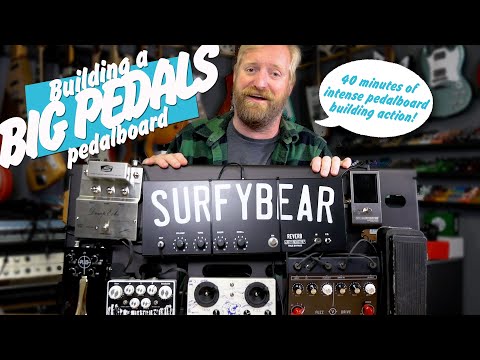 BIG PEDALS board - HUGE PEDALS on a REALLY BIG board