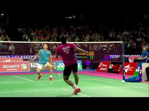TOTAL BWF World Championships 2017 | Badminton Day 1 M6-MS | Kidambi Srikanth vs Sergey Sirant