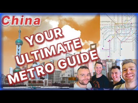 Como usar o METRO DE SHANGHAI, GUIA DE METRÔ DA CHINA