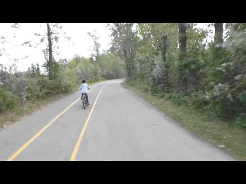 Unai excursió amb bici