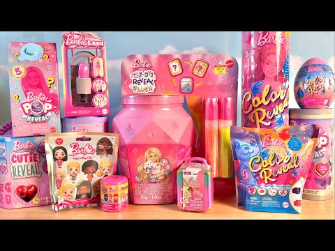 ASMR Barbie CUTIE COLOR REVEAL DOLLS Unboxing Toys SURPRISES ‼️