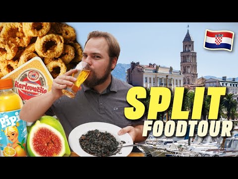 What To Eat And Drink In Split, Croatia | Croatian Food Tour! 🇭🇷🎣