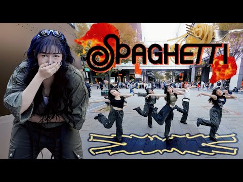 [KPOP IN PUBLIC  ONETAKE]LE SSERAFIM (르세라핌) -‘SPAGHETTI’ Dance Cover By E:NER FROM TAIWAN