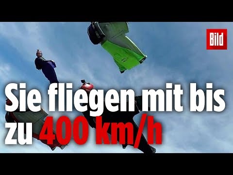 Aus 4.000 Metern in die Tiefe: Die deutschen Wingsuit-Meisterschaften in Marl
