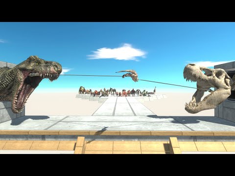 Who Will Escape From The GIGA HEADS Trap? ► Animal Revolt Battle Simulator