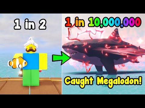 Went From Noob To Master In Fish It Roblox! Caught Rarest Secret Megalodon!