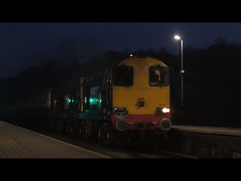 DRS Class 20 Farewell, with 20302 & 20305 at Chesterfield 18th January 2020