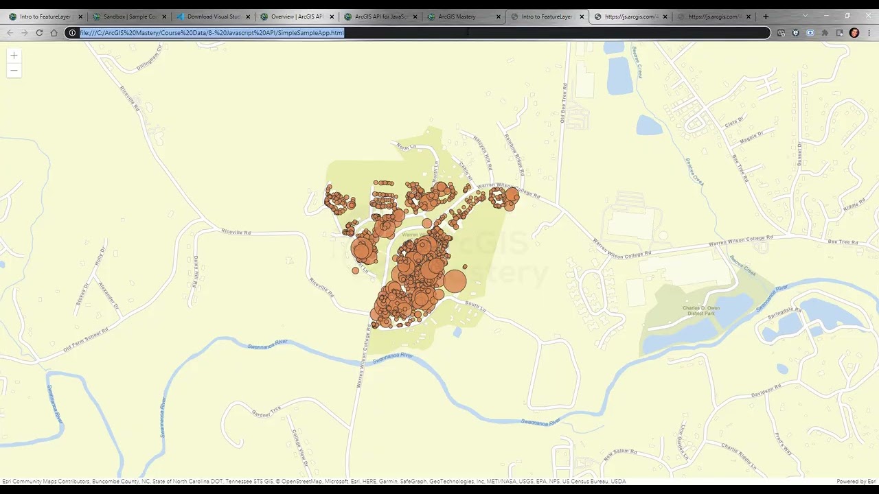 Create your first Javascript ArcGIS Application GIS Web Application with Javascript
