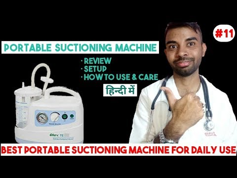 Portable suction machine || why and how to use || care and b...