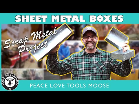 DIY Handy Scrap Metal Box: Beginner's Guide to Sheet Metal Projects
