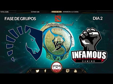 LIQUID vs INFAMOUS - 1 -  Fase de Grupos - THE INTERNATIONAL 7 - Viciuslab