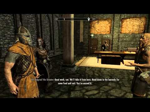 Elder Scrolls V: Skyrim Walkthrough Part 12 - Dragon Sighting | GamersCast