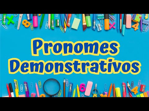 Pronomes demonstrativos