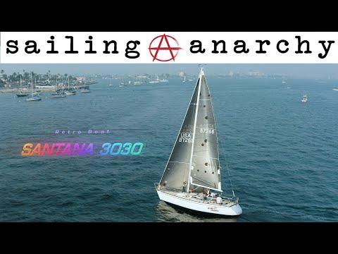 Santana 3030 sailboat tour - EP11 #RETROBOAT with #sailinganarchy Scot Tempesta
