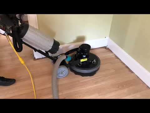 HAWK Entrprises 20 Inch Glide 360 Sanding Star WD Professional Floor Machine Video in Action