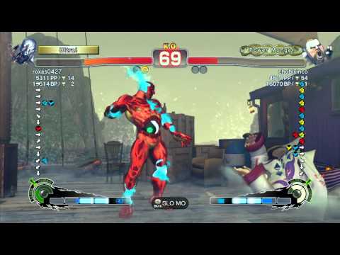 SSF4 AE: roxas0427 (Seth) vs chobixinco (Rufus) - Ranked Match (720p HD)