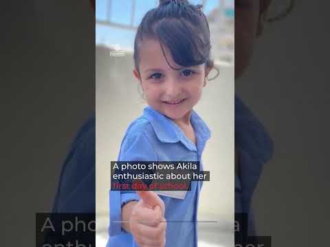 Eight-year-old Gaza girl killed by Israel on first day of school | AJ #shorts