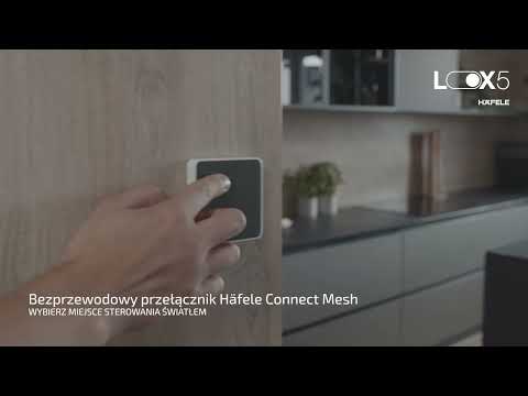 Häfele Loox5 Bezprzewodowy przełącznik ścienny.