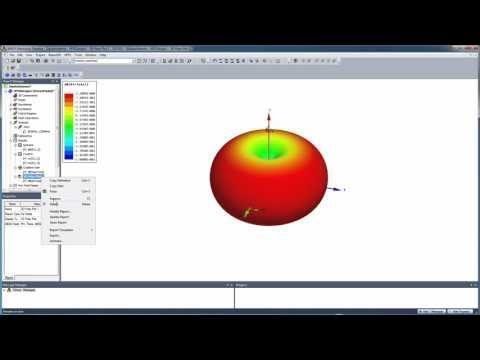 ANSYS HFSS: Designing a Dipole Antenna - Part III