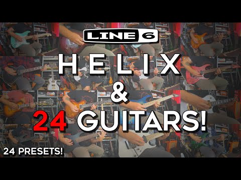 Line 6 Helix & 24 guitars! (24 Helix/HX Stomp compatible presets!)