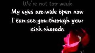 The Letter Black - sick charade lyrics
